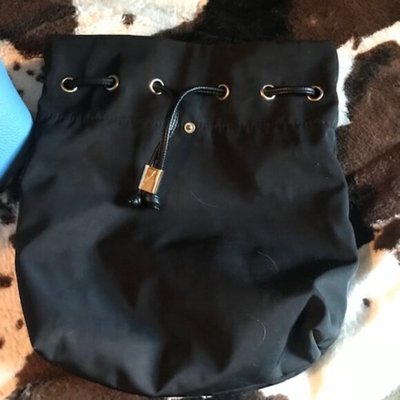 Turquoise PURSE WITH PULL TIE CLOSURE BY JUST FAB / NWOT - Picture 3 of 9